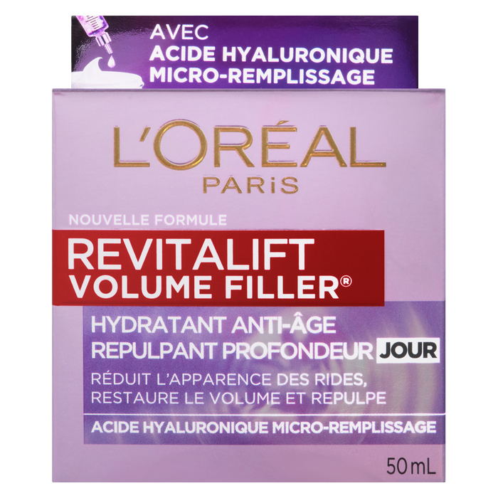 L'Oréal Paris Revitalift Volume Filler Soin Hydratant Anti-Âge Repulpant en Profondeur Jour 25+ 50 ml