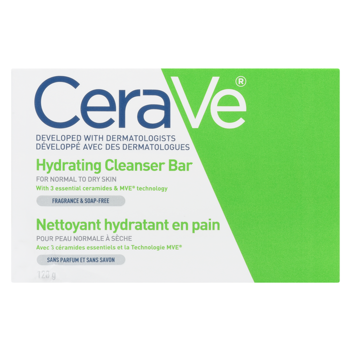 Barre nettoyante hydratante CeraVe 120 g