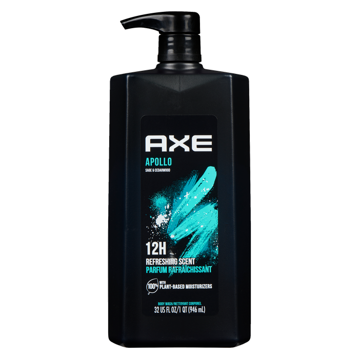 Gel douche Axe Apollo Sauge et bois de cèdre 946 ml