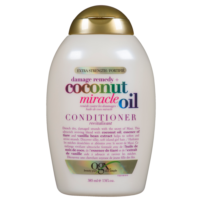 Après-shampoing Ogx Damage Remedy + Coconut Miracle Oil 385 ml