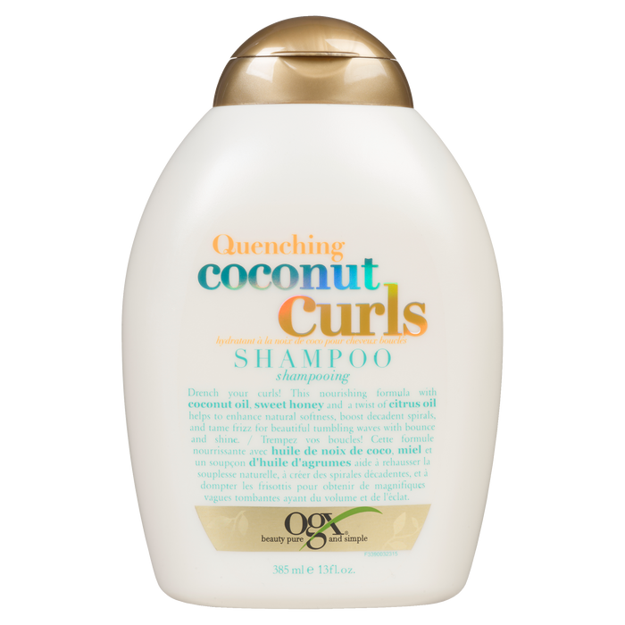 Shampoing désaltérant pour boucles à la noix de coco Ogx 385 ml