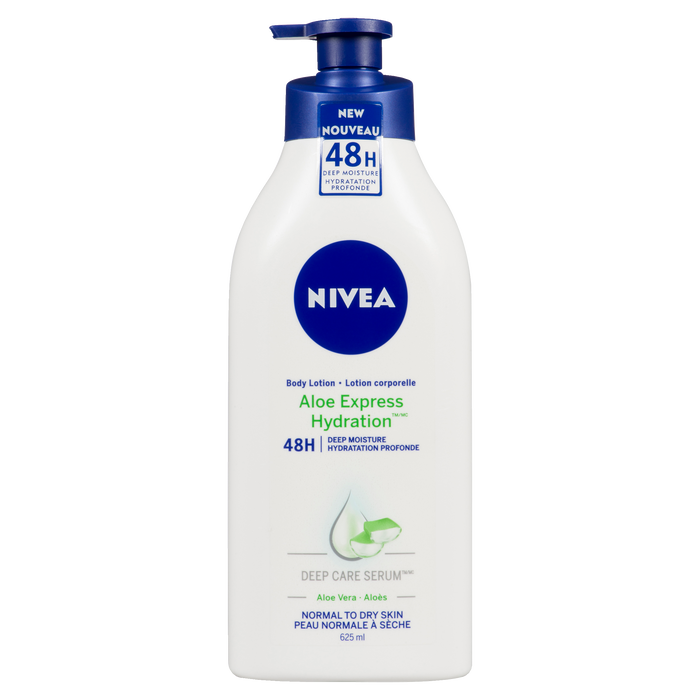 NIVEA Aloe Express Lotion hydratante pour le corps Aloe Vera 625 ml