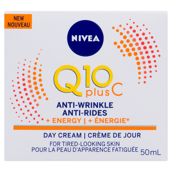 NIVEA Q10 Plus C Crème de Jour Anti-Rides + Énergie 50 ml