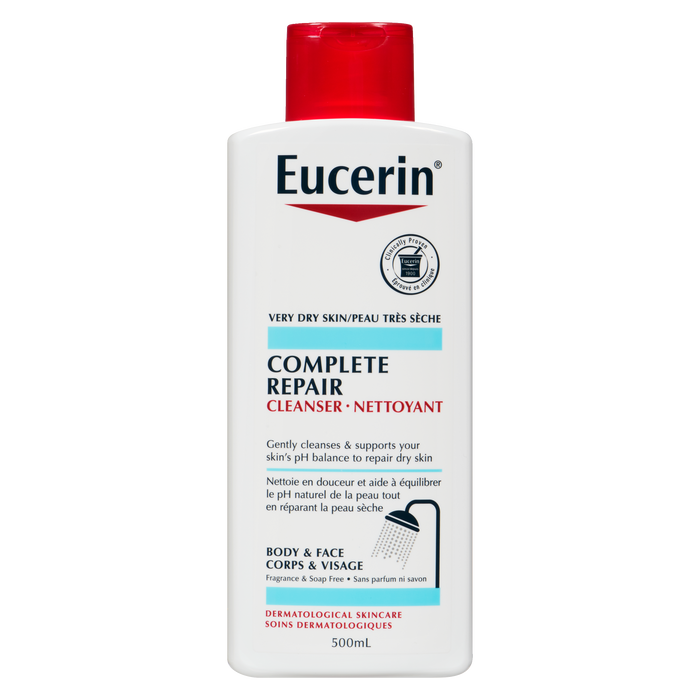 Eucerin Complete Repair Cleanser Very Dry Skin Body & Face 500 ml