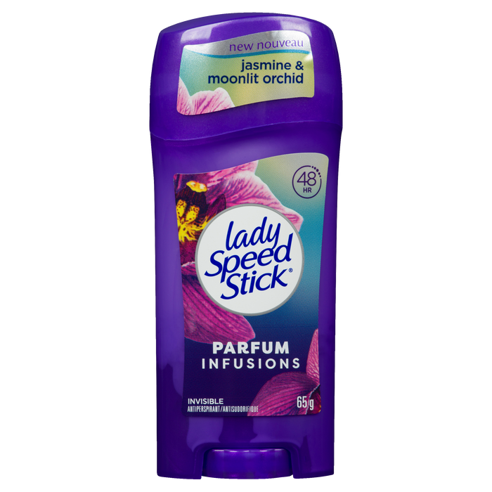 Lady Speed ​​Stick Parfum Infusions Anti-transpirant Jasmin &amp; Orchidée au clair de lune Invisible 65 g