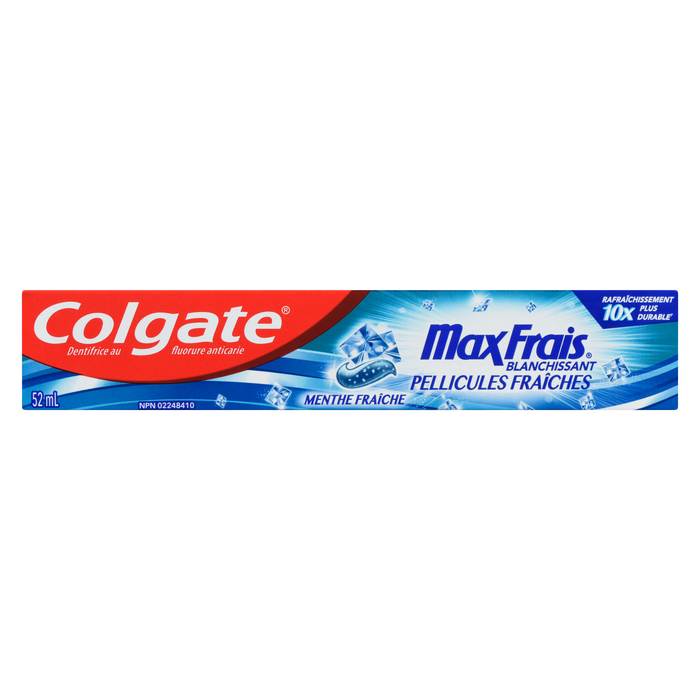 Colgate Max Fresh Anticavity Fluoride Toothpaste Breath Strips Cool Mint 52 ml