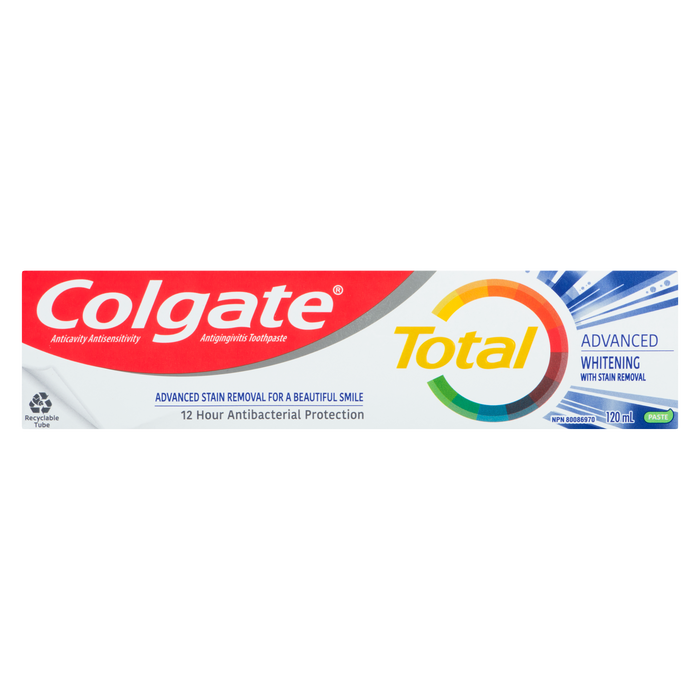 Dentifrice Colgate Total Anticavity Antisensibilité Antigingivite 120 ml