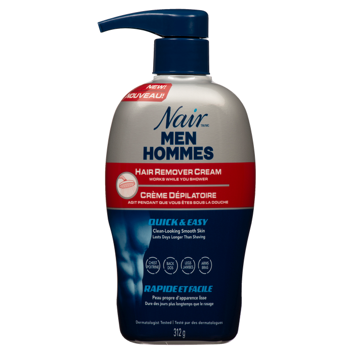 Crème dépilatoire Nair pour hommes 312 g