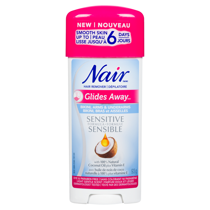 Épilateur Nair Glides Away pour bikini, bras et aisselles 93 g