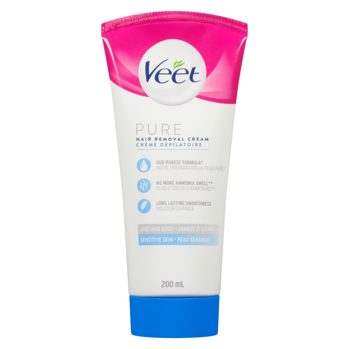 Veet Pure Hair Removal Cream Legs and Body Sensitive Skin 200 ml