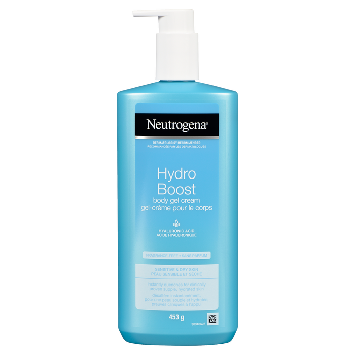 Gel-crème corporel Neutrogena Hydro Boost pour peaux sensibles et sèches 453 g