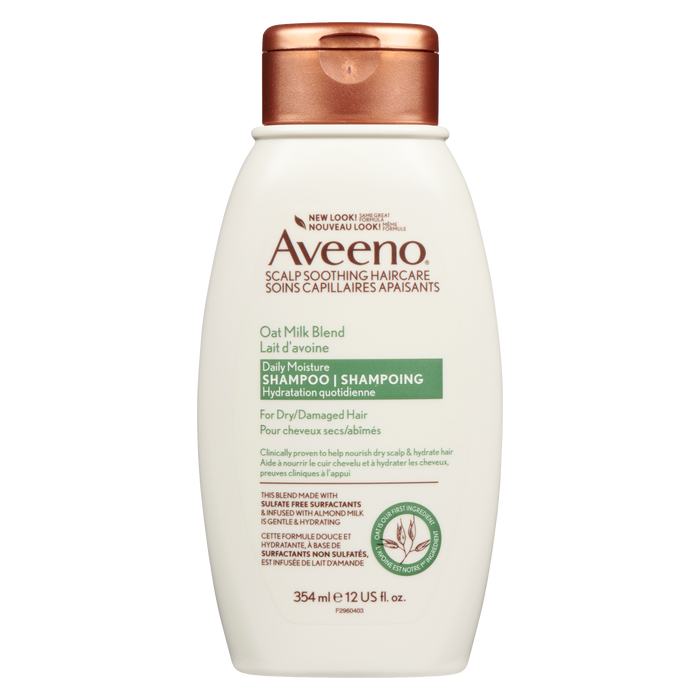 Aveeno Daily Moisture Shampooing Mélange de lait d'avoine 354 ml