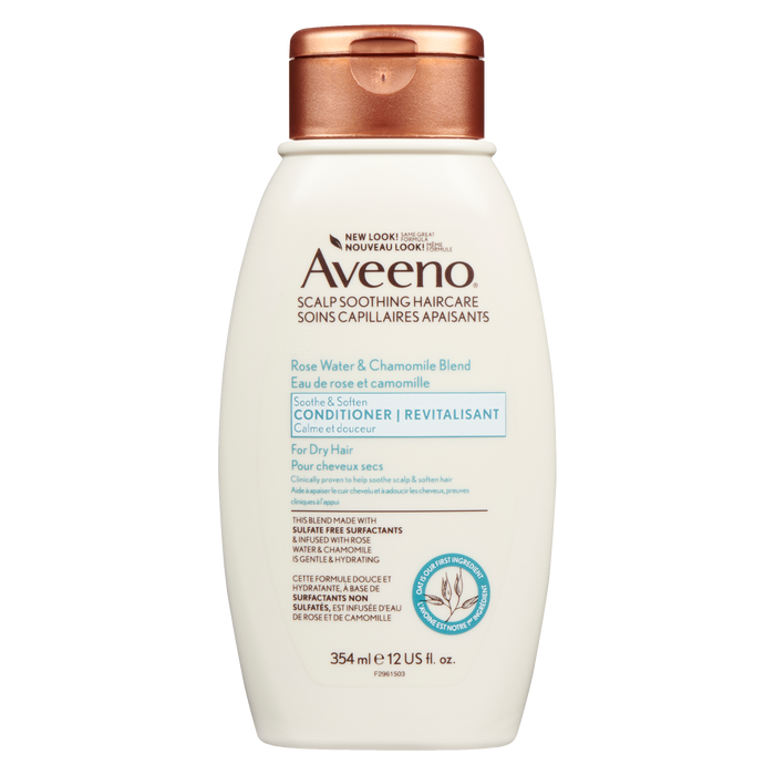 Aveeno Soothe & Soften Conditioner Rose Water & Chamomile Blend 354 ml