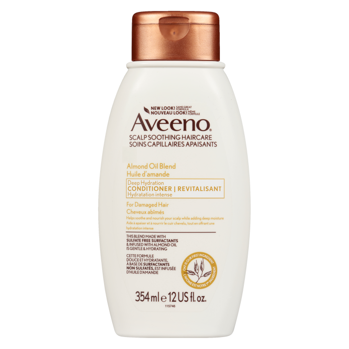 Après-shampooing hydratant en profondeur Aveeno, mélange d'huile d'amande, 354 ml