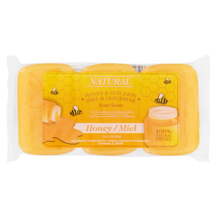 Savon Naturel Miel &amp; Glycérine 3 x 85 g