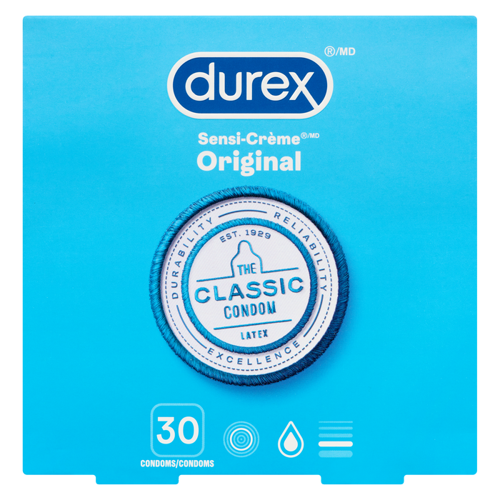 Durex Sensi-Crème Original 30 Préservatifs