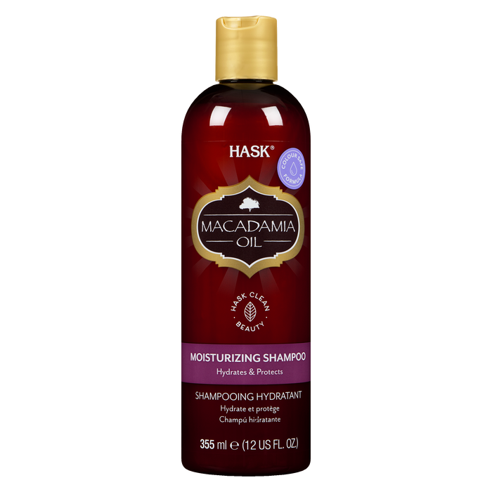 Shampoing hydratant à l'huile de macadamia HASK 355 ml