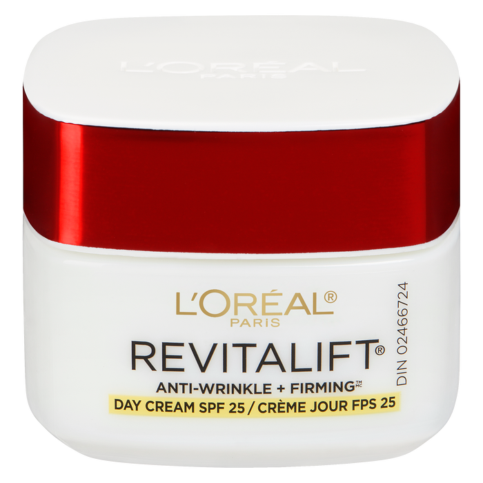 L'Oréal Paris Revitalift Crème de Jour Anti-Rides + Raffermissante Hydratante à Large Spectre SPF 25 50 ml