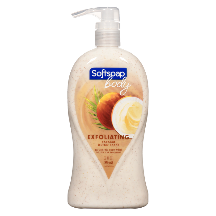 Softsoap Exfoliating Body Wash Coconut Butter Scent 946 ml