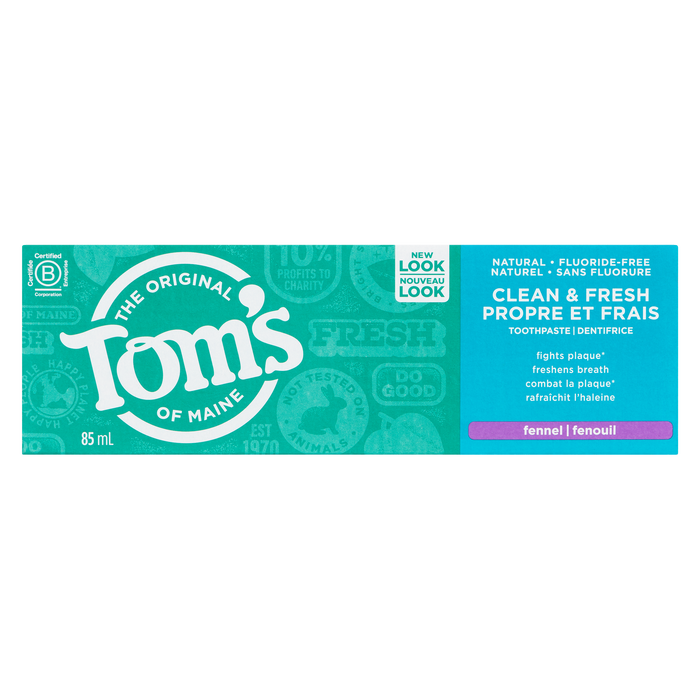 Dentifrice Tom's of Maine Clean &amp; Fresh Fenouil 85 ml