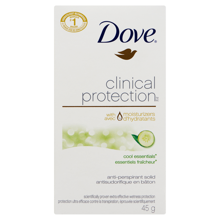 Dove Clinical Protection Anti-Perspirant Solid Cool Essentials 45 g