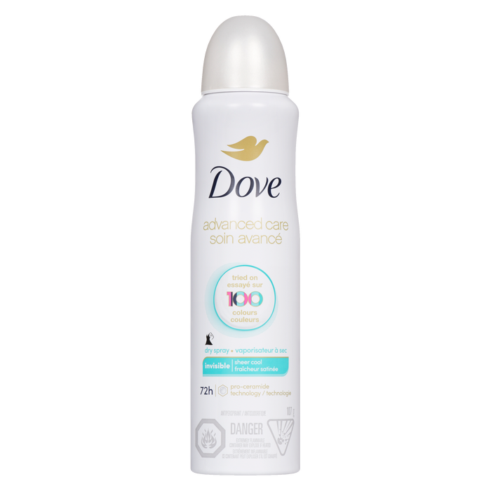 Dove Advanced Care Dry Spray Antiperspirant Invisible Sheer Cool 107 g