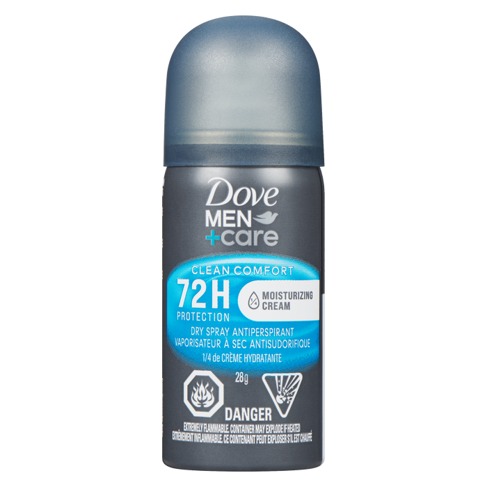 Spray anti-transpirant sec Dove Men+Care Clean Comfort 28 g