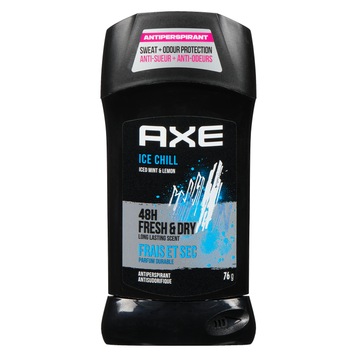 Axe Anti-transpirant Ice Chill Menthe glacée et citron 76 g