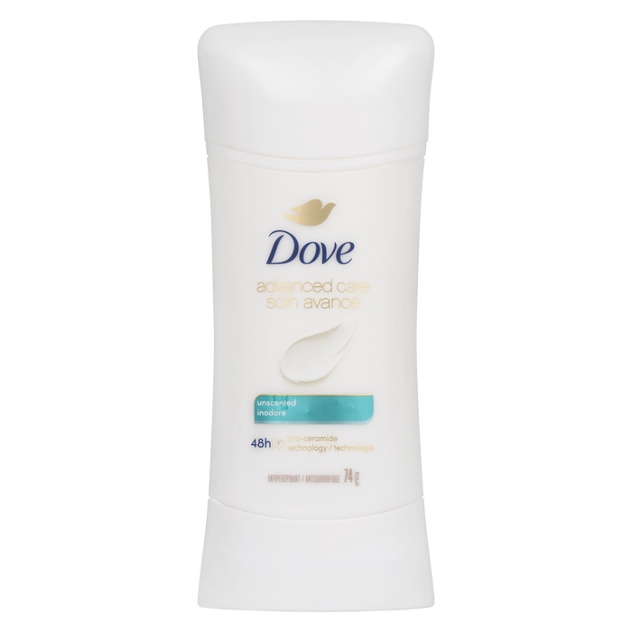 Dove Advanced Care Antiperspirant Unscented 74 g