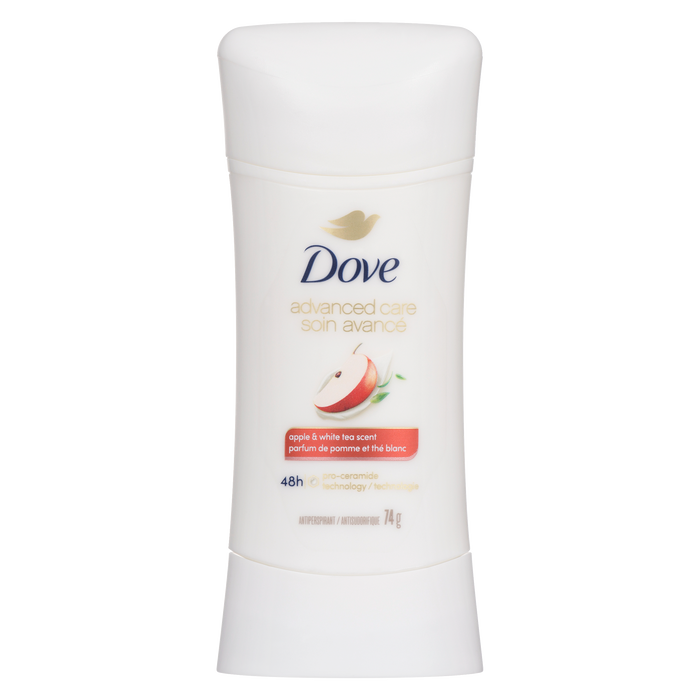 Dove Advanced Care Antiperspirant Apple & White Tea Scent 74 g