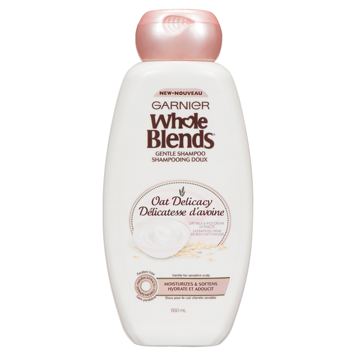 Garnier Whole Blends Shampooing Doux Délicatesse d'Avoine 650 ml