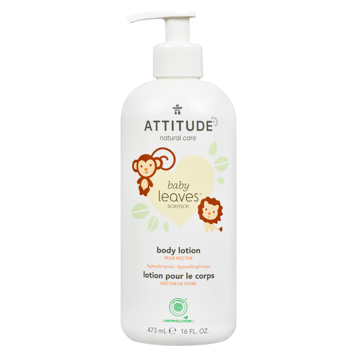 ATTITUDE Baby Leaves Lotion pour le corps Nectar de poire 473 ml