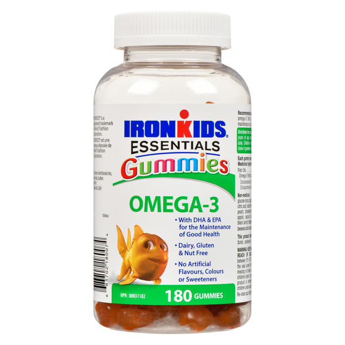 IronKids Essentials Gummies Omega-3 180 Gummies