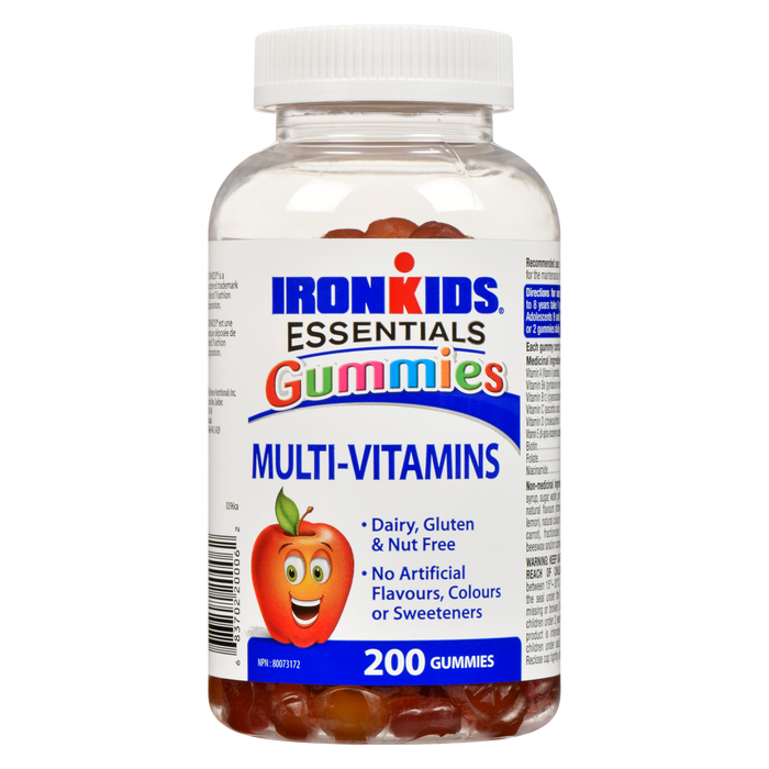 IronKids Essentials Gummies Multi-Vitamins 200 Gummies