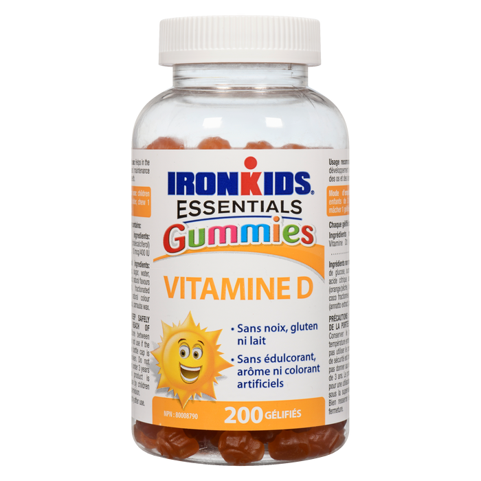 IronKids Essentials Gummies Vitamin D 200 Gummies