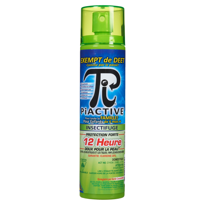 Répulsif anti-insectes PiActive 12 heures 100 ml