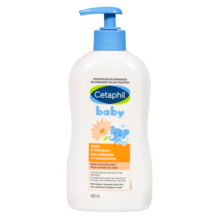 Shampoing et nettoyant pour bébé Cetaphil 400 ml