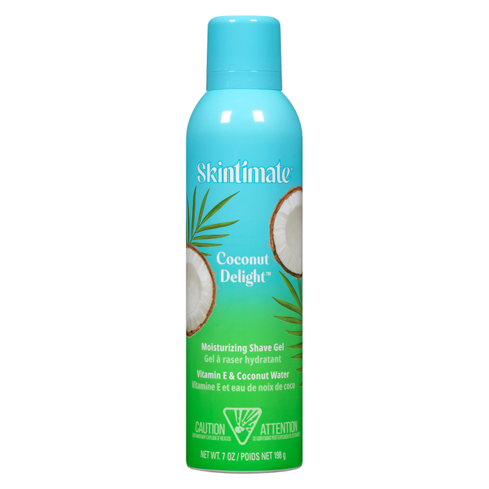 Gel de rasage hydratant Skintimate Coconut Delight 198 g