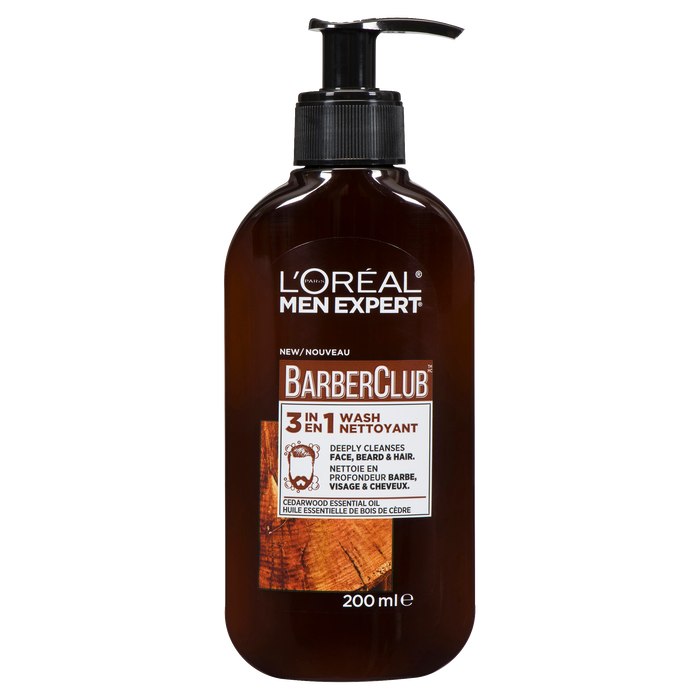 L'Oréal Paris Men Expert BarberClub Nettoyant 3 en 1 200 ml