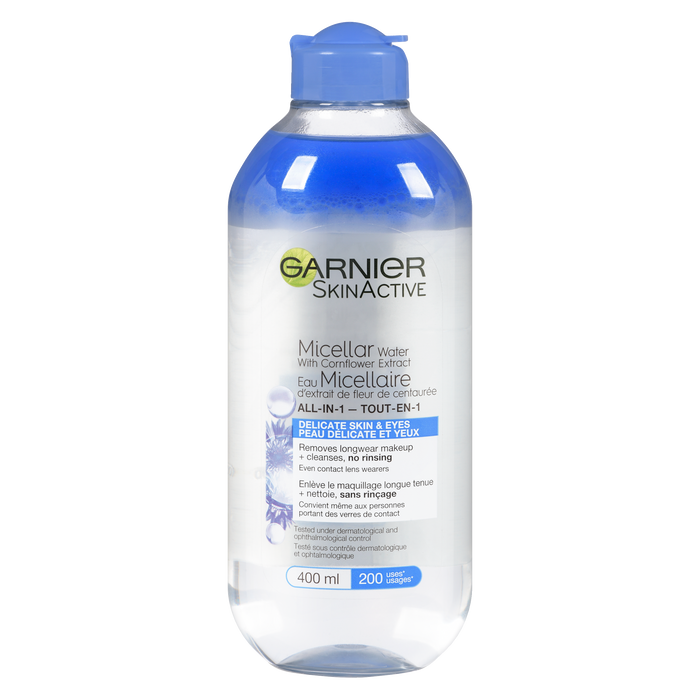 Garnier SkinActive Eau Micellaire à l'Extrait de Bleuet Tout-en-1 400 ml