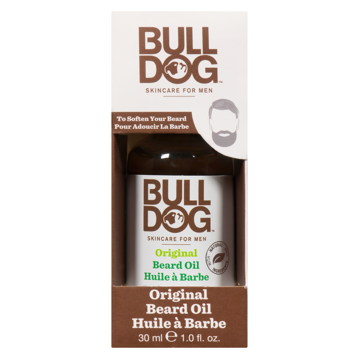 Huile à barbe originale Bulldog Skincare pour hommes 30 ml