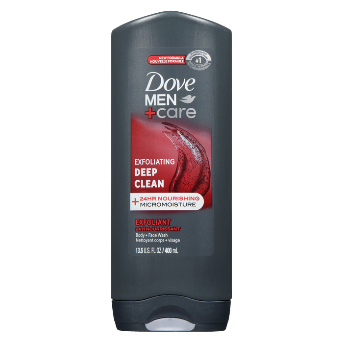 Nettoyant Corps + Visage Dove Men+Care Deep Clean 400 ml