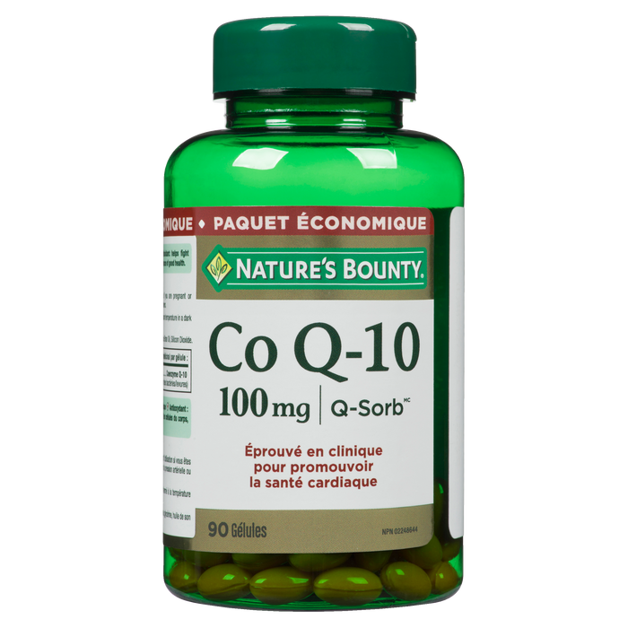 Nature's Bounty Co Q-10 100 mg Q-Sorb Format économique 90 gélules