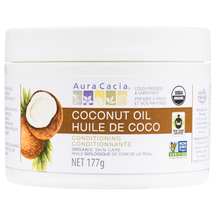 Aura Cacia Huile de noix de coco revitalisante 177 g