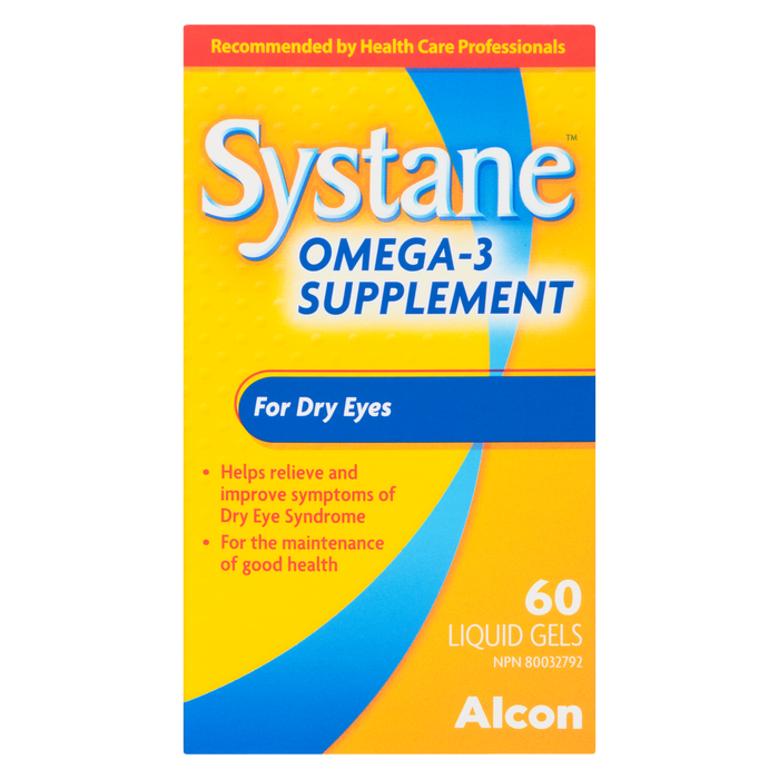 Systane Omega-3 Supplement 60 Liquid Gels