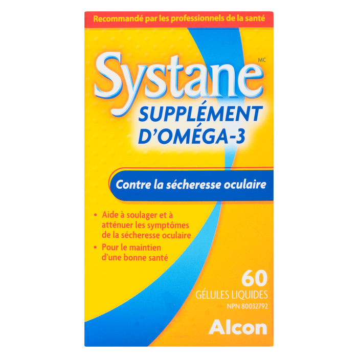 Systane Omega-3 Supplement 60 Liquid Gels