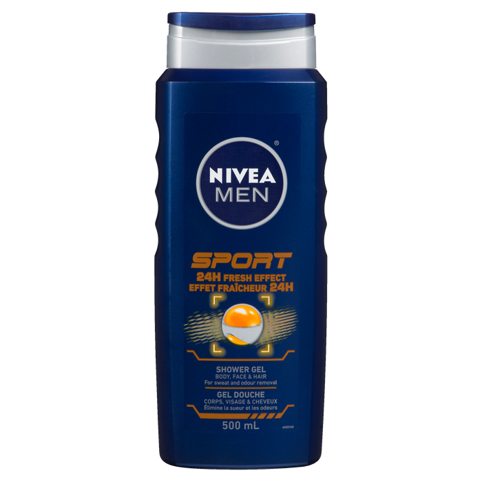 NIVEA Men Sport Shower Gel Body, Face & Hair 500 ml