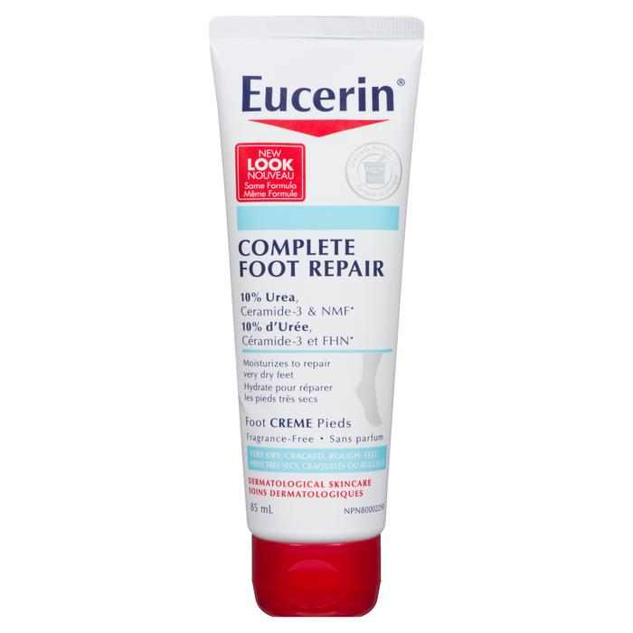 Eucerin Complete Foot Repair Crème pour les pieds sans parfum 85 ml