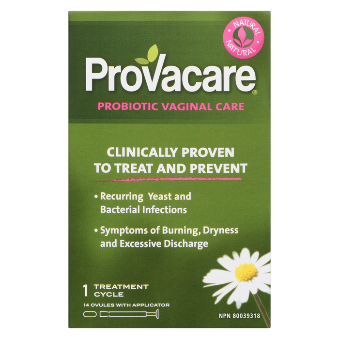 Provacare Probiotic Vaginal Care 14 Ovules avec Applicateur