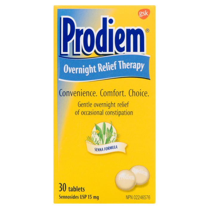 Prodiem Sennosides USP 15 mg 30 Tablets